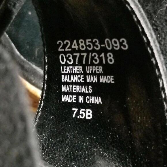 Colin Stuart Heels Size 7.5 Black Cork Bottoms Peep Toe Strappy - Picture 4 of 4